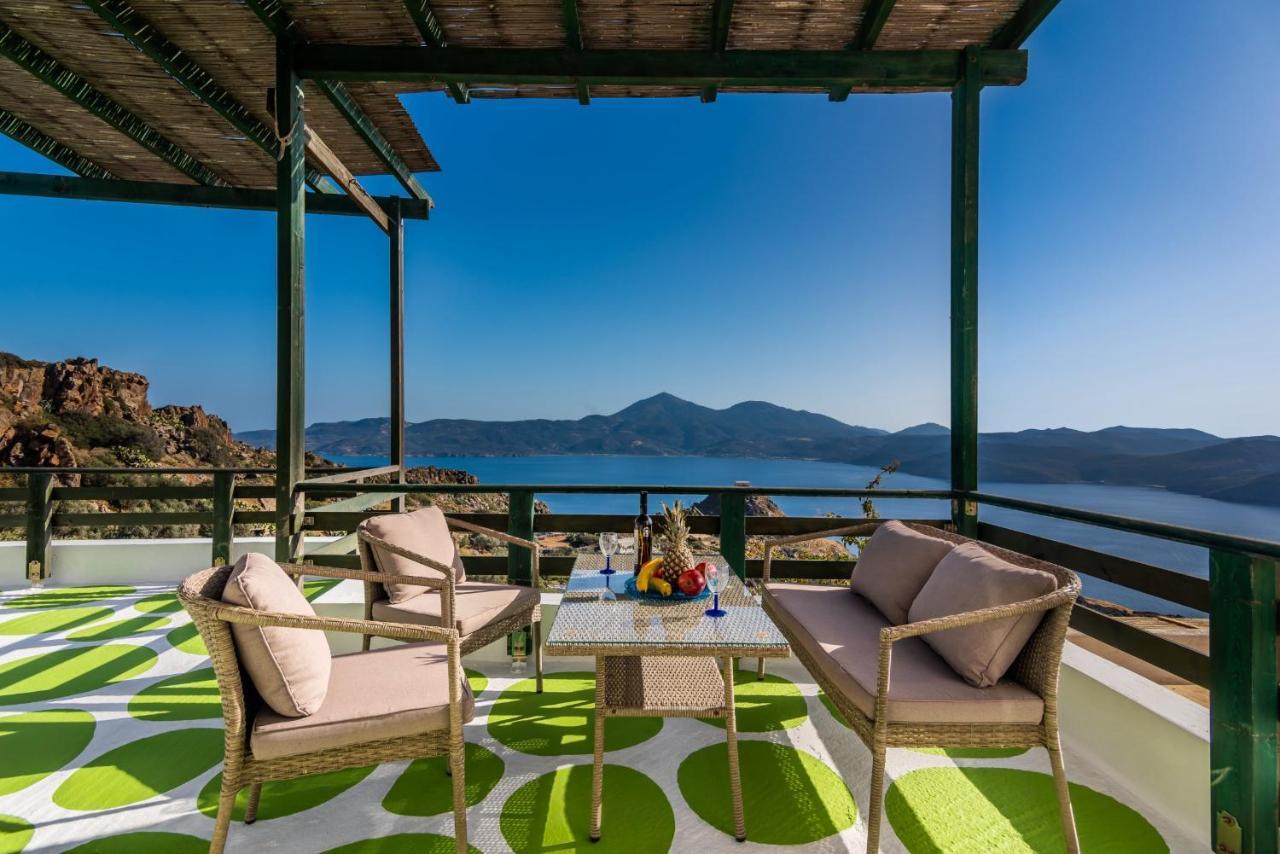 Villa Melisses Sea View House Plaka  Exterior foto